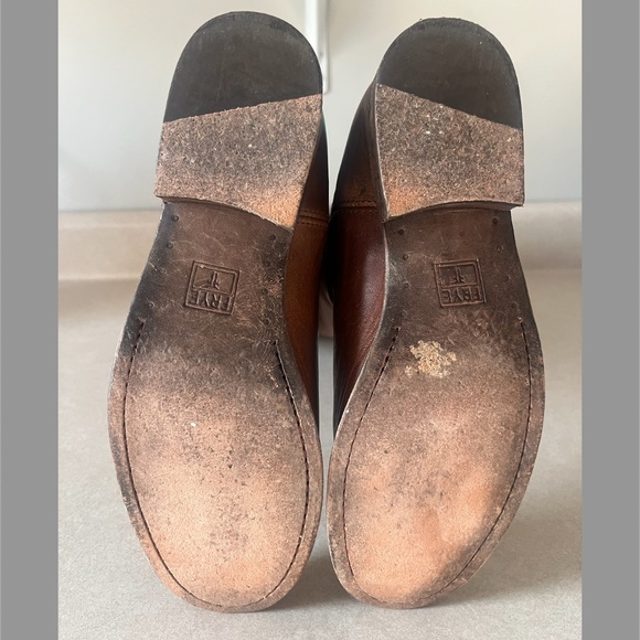 Frye Melissa Button Leather Tall Riding Boots - Picture 9 of 9